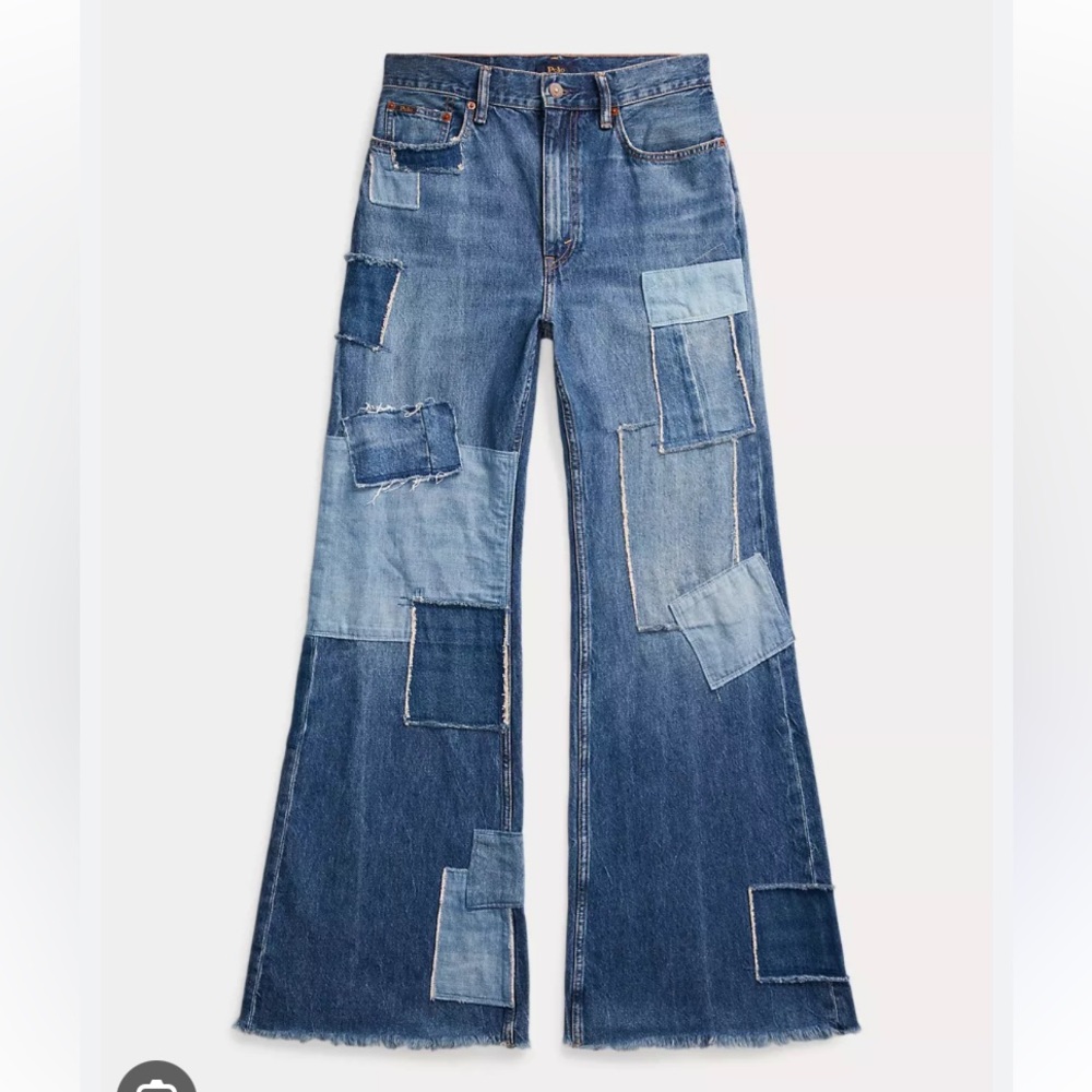 Polo Ralph Lauren Patchwork Flare Jeans
